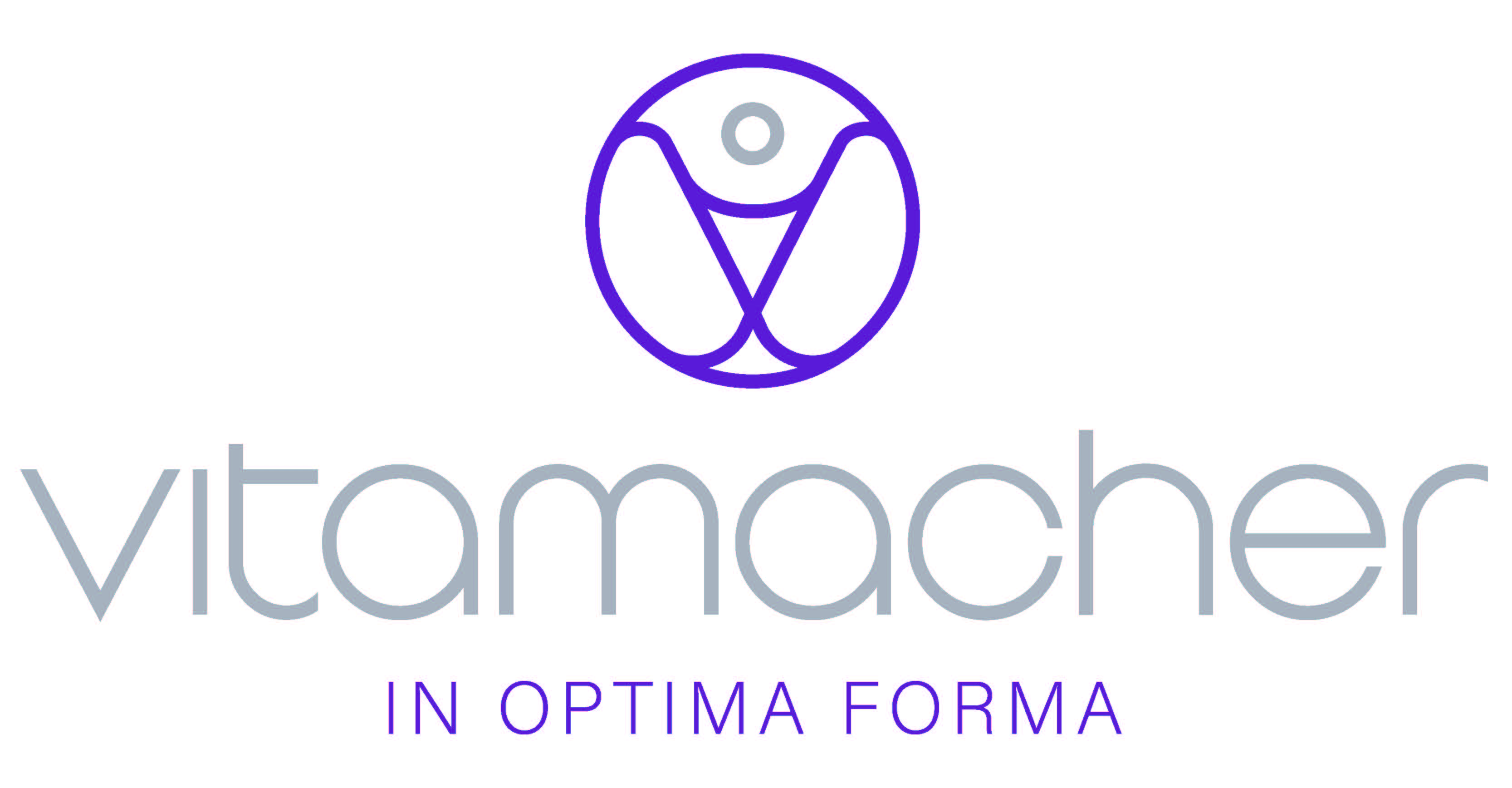 1 Vitamacher Logo Violett Grau CMYK