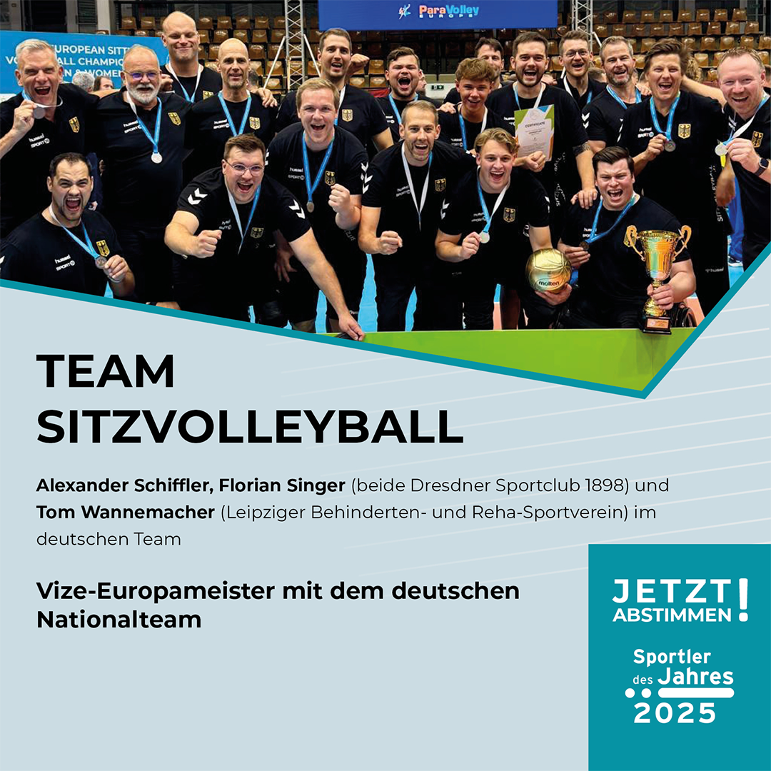 Team Sitzvolleyball 1080x1080px