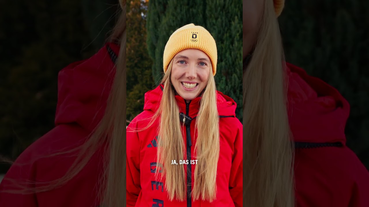 DSC-Skeletoni Susanne Kreher vor ihren ersten Olympischen Spielen in Cortina.