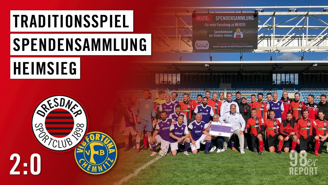 Dresdner SC - VfB Fortuna Chemnitz 2:0 (18.10.2025) + Traditionsspiel - 98er Spieltags-Report