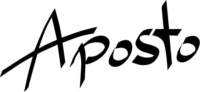 Aposto Logo Black WR